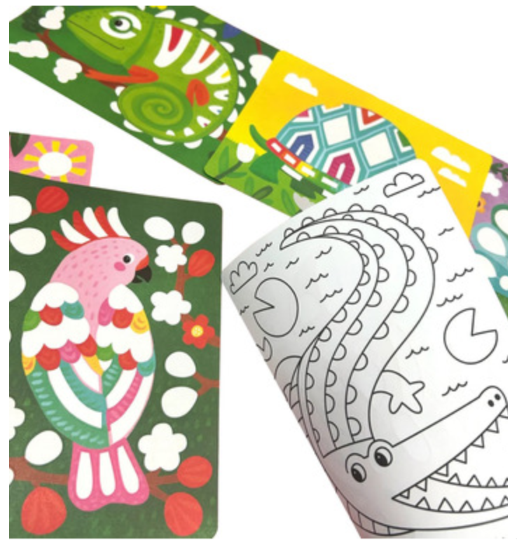 Foil-Tastic Foil Art & Coloring Fun: Awesome Animals