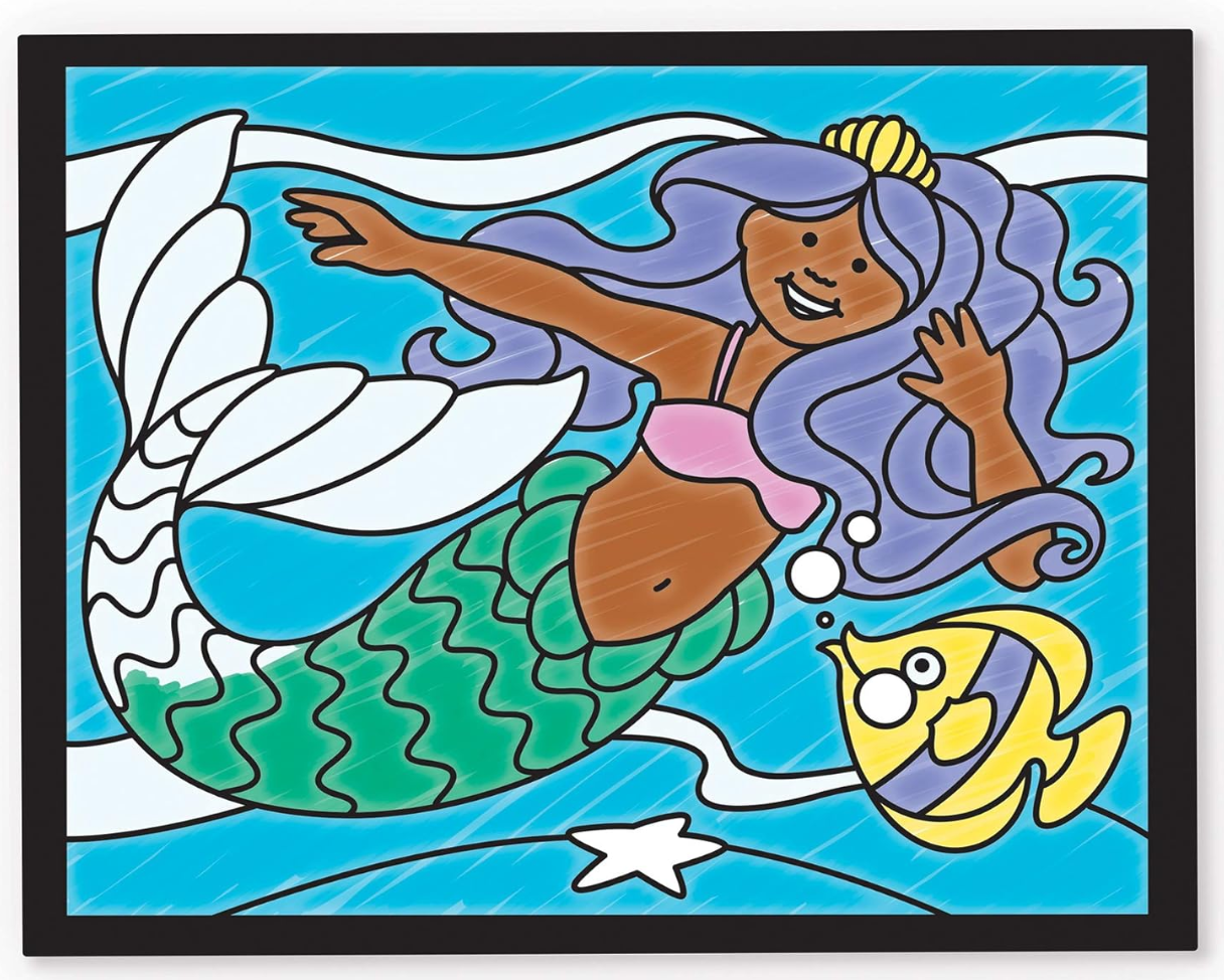 On The Go Fairy Tale Stained Glass Colouring Pad