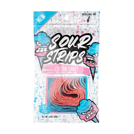 Sour Strips Cotton Candy