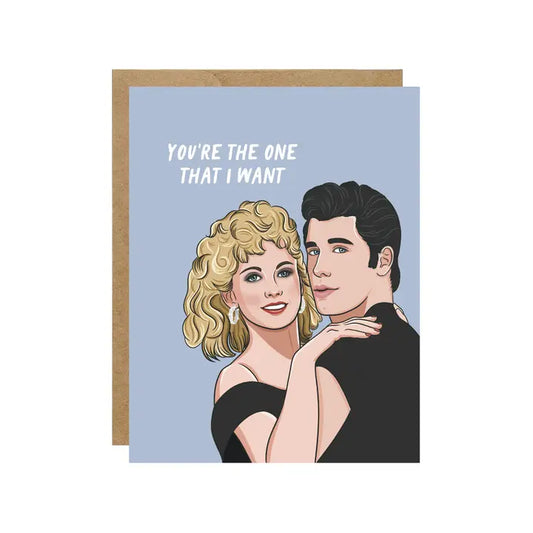 You're the One That I Want Pop Culture Card