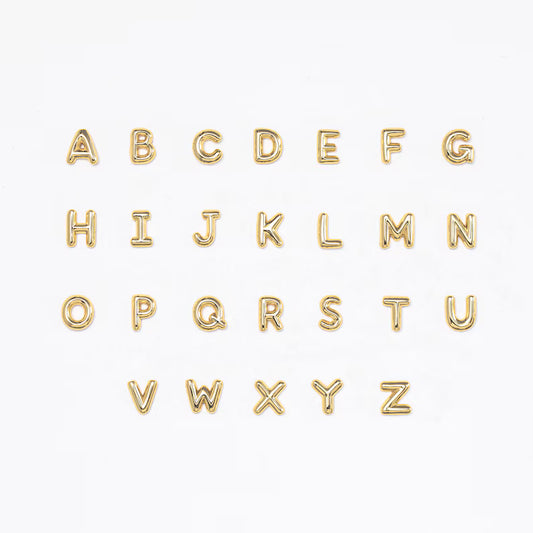 Bubble Initial Earrings