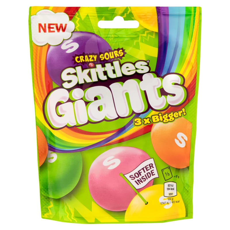 Sour Giant Skittles 3x Bigger