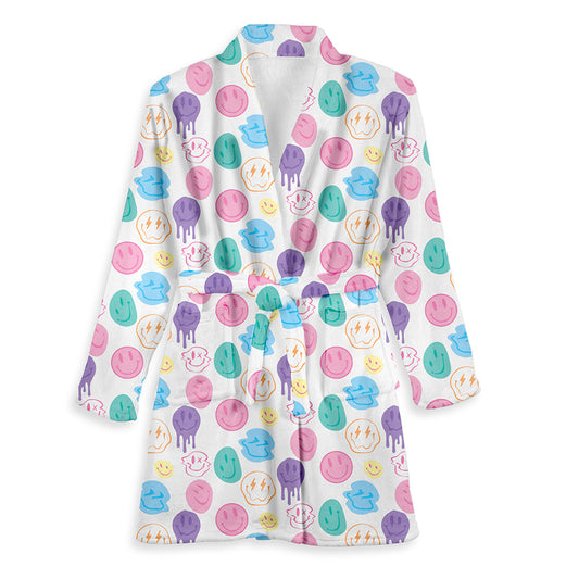 Smiley bathrobe