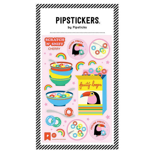 Scratch and sniff loop-de-loops stickers