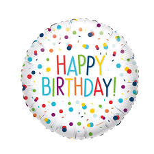 Confetti Birthday Balloon