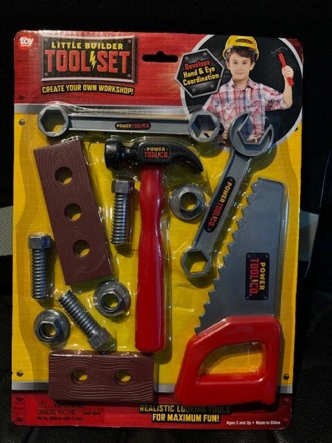 Little Builder Tool Set - No Batteries Required!