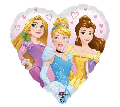 Disney Princess Heart Balloon Double Sided