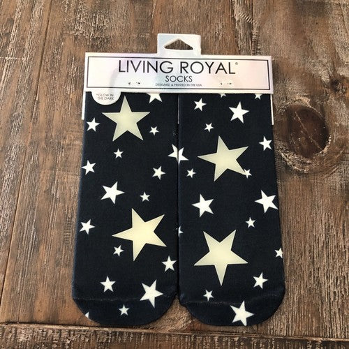 Living Royal Kids Black and White Star Socks