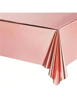 Rose Gold Foil Rectangle Tablecloth