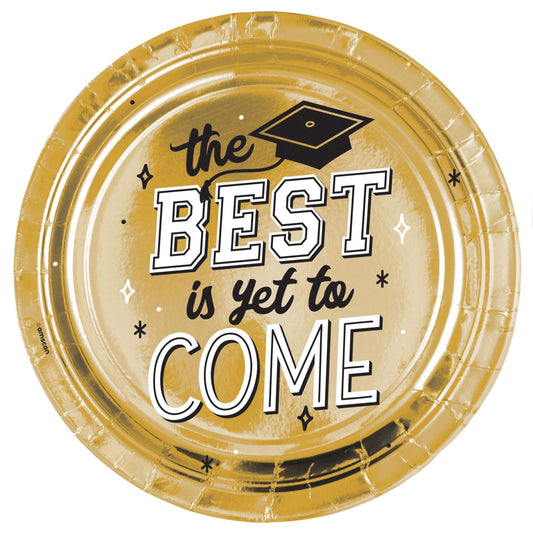 "The Best is Yet to Come" Graduation Dinner Plate
