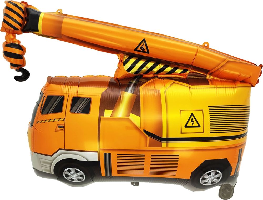 Crane Truck Foil Balloon