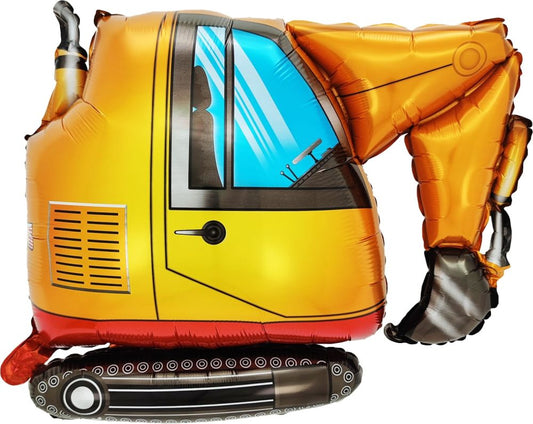 Excavator Truck Foil Balloon