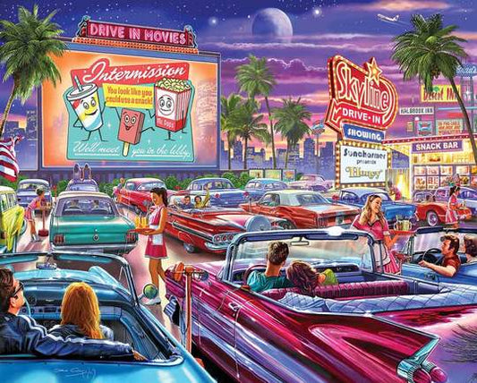 White Mountain Drive-in Movie Puzzle