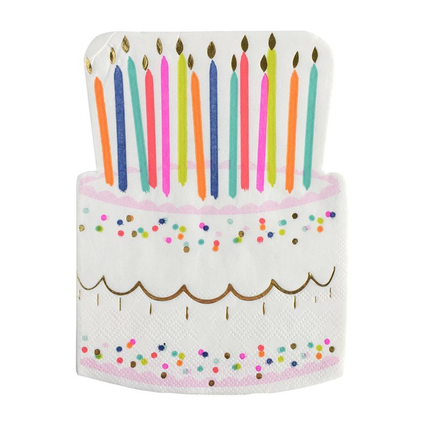 Birthday Cake Napkin
