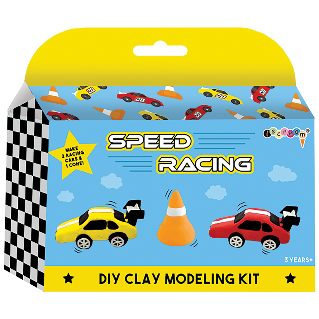 DIY Clay Modeling Kit: Speed Racing