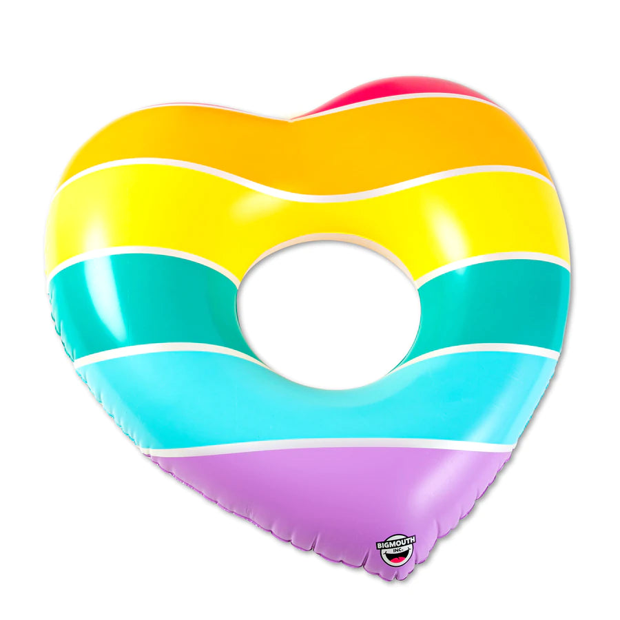 Rainbow Heart Pool Float