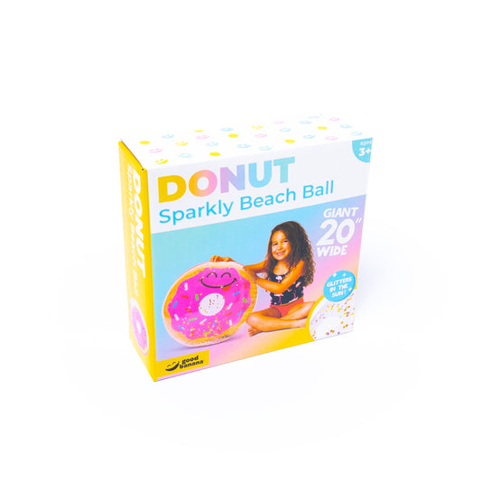 Sparkly Donut Beach Ball