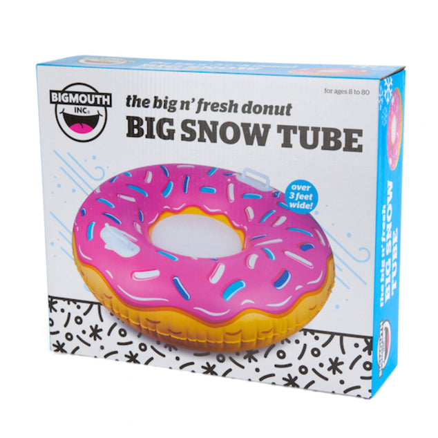 Giant Frosted Donut Snow Tube