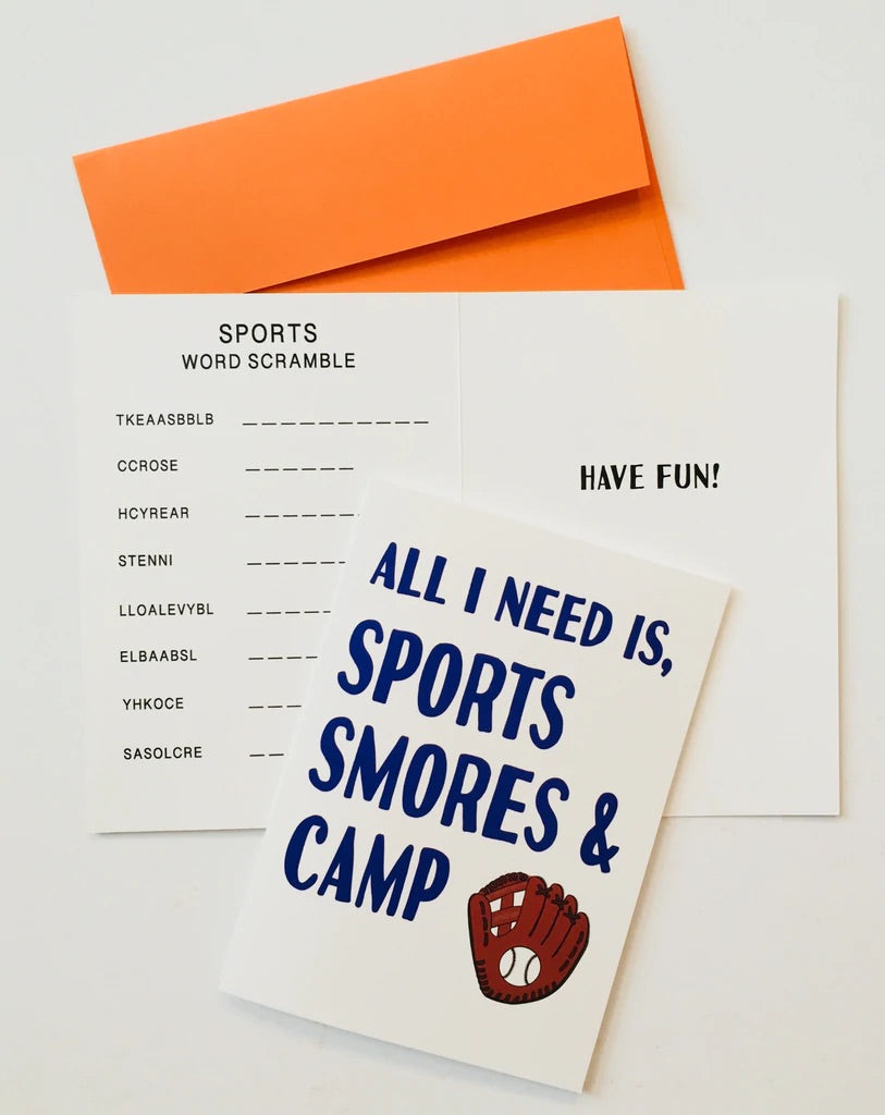Sport Camp Greeting Card