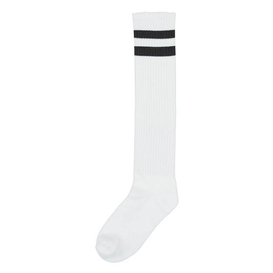 White Knee Sock