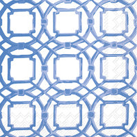 Courtyard Blue Cocktail Napkins