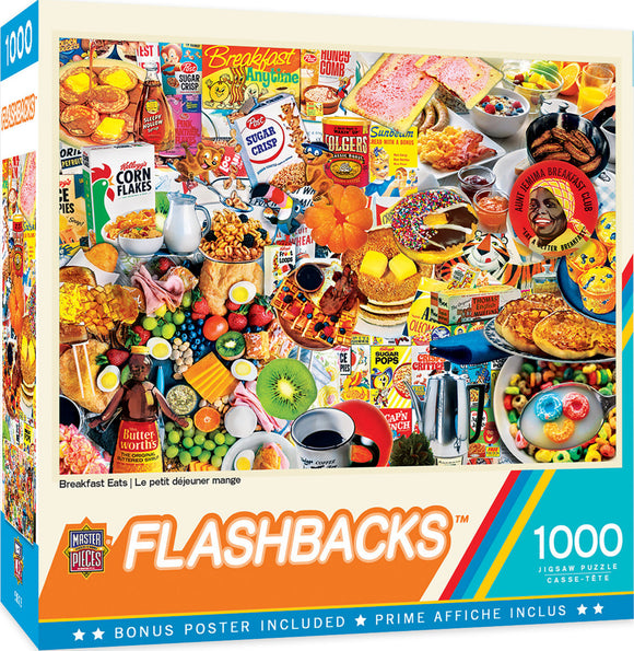 Flashbacks Master Pieces 1000 Piece Puzzle