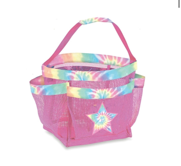 Tie Dye Star Shower Caddy