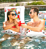 King & Queen Saddle Seat Pool Floats