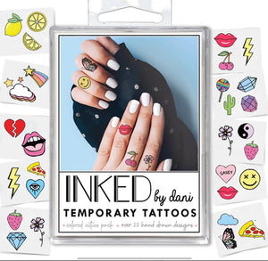 Inked by Dani Temporary Tattoos - Colored Cuties Pack