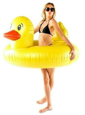 Giant Rubber Ducky Ring Pool Float