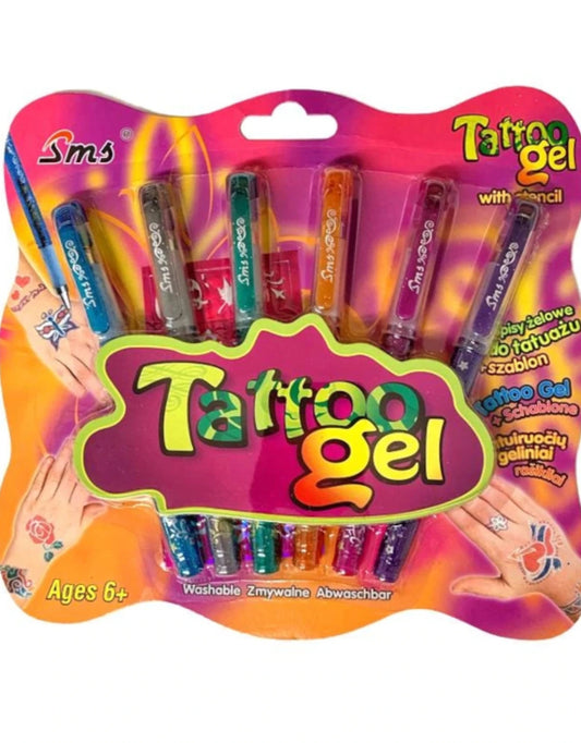 Tattoo Gel Pens 6 Pack