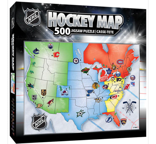 Hockey Map Puzzle