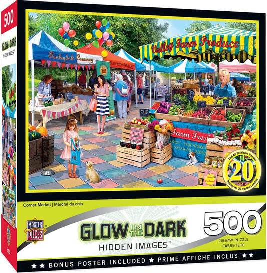 Master Pieces 500 Piece Corner Market Puzzle