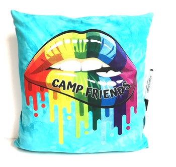 Camp Friends Lips Autograph Pillow